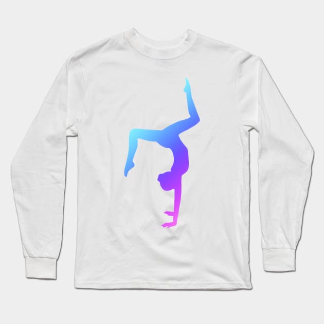 A double stag handstand Long Sleeve T-Shirt by artsyreader